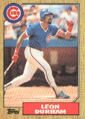 1987 Topps Baseball Cards      290     Leon Durham